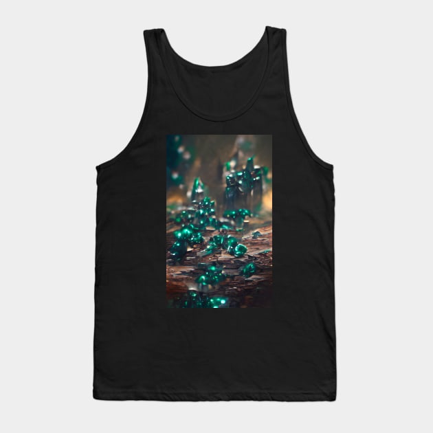 Shiny emeralds Tank Top by Gaspar Avila